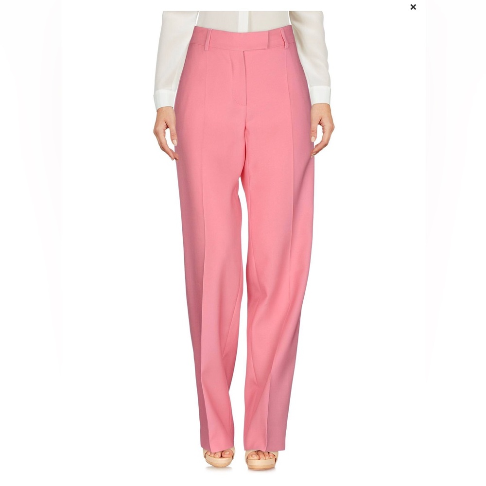 VALENTINO Cotton and Silk Pink Pants Size 0 IT 36
